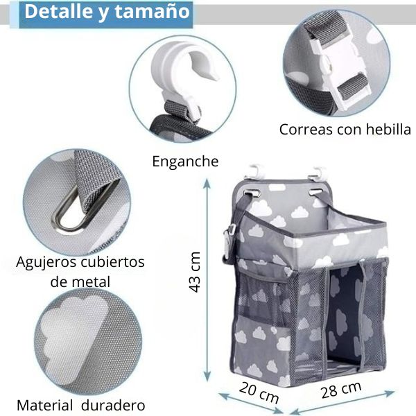 Organizador Portátil para Cuna - Bebe a la moda 