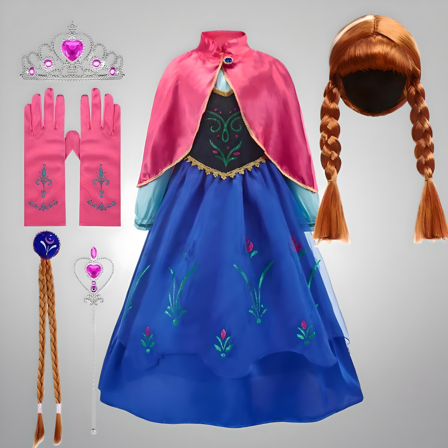 Vestido de Princesa Frozen