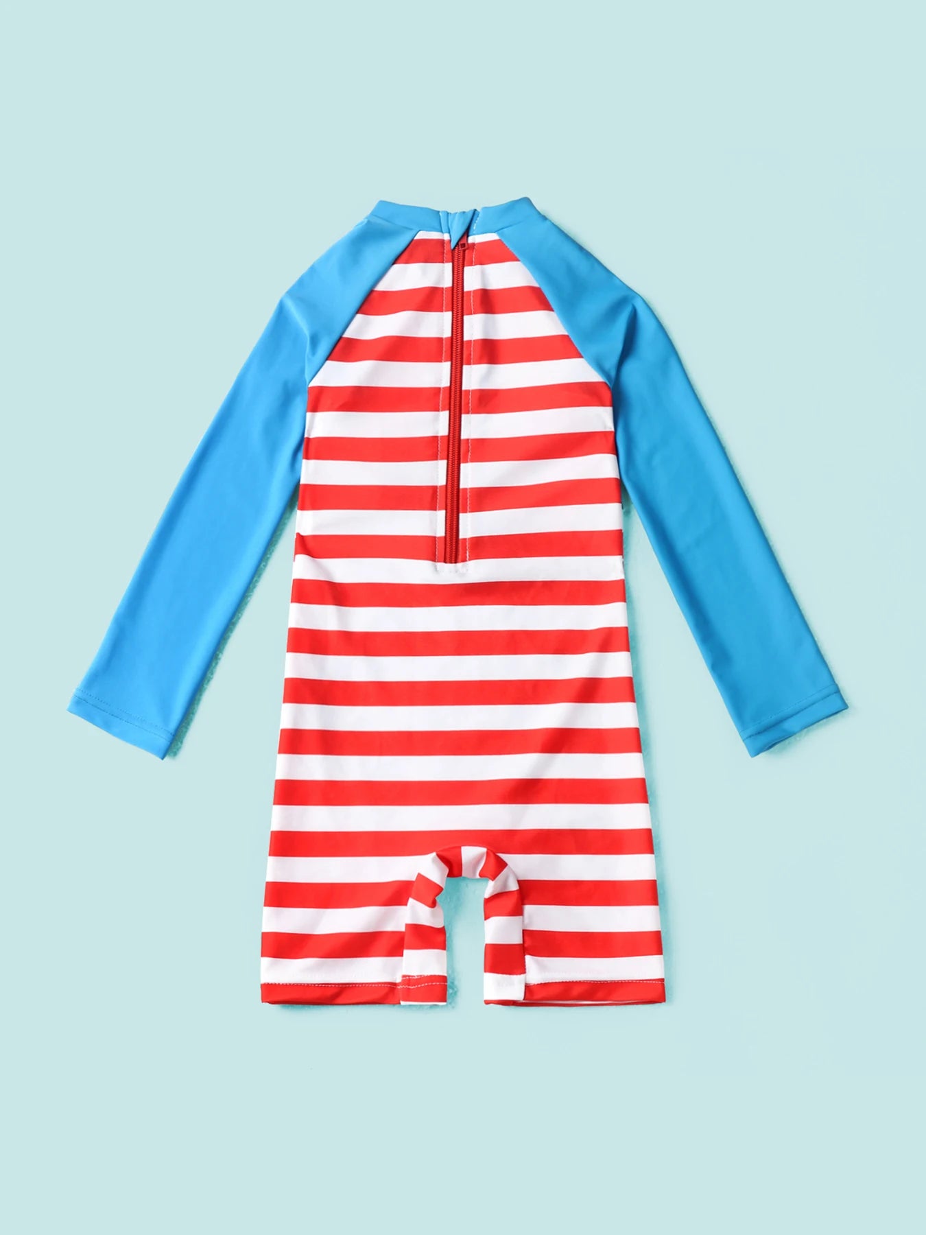 Traje de Baño de Manga Larga para Bebé, Traje de Sol Infantil de Una Pieza Camisa de Natación para Bebé, Ropa para Deporte Acuático, Traje de Surf para Bebé - Bebe a la moda 