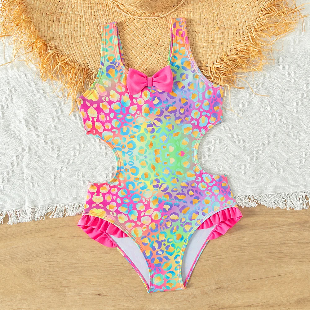 Traje de Baño de Una Pieza para Niñas - Ropa de Playa de Verano - Bebe a la moda 